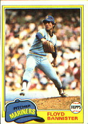 1981 Topps Baseball Cards      166     Floyd Bannister